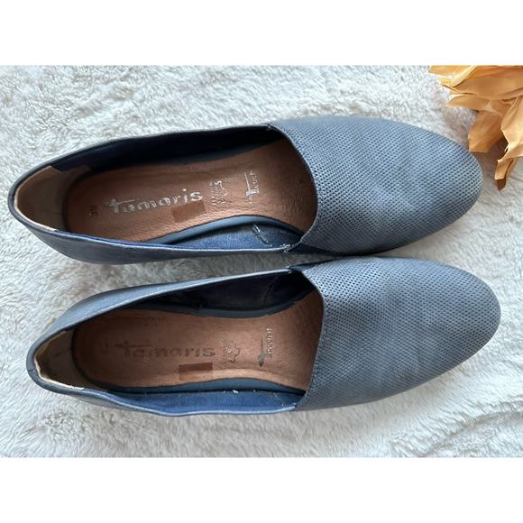 Tamaris Gray Flats Size 39 - Picture 3 of 7